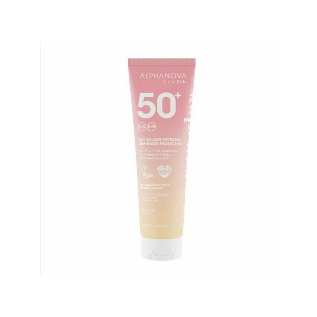 Lait solaire invisible indice 50+