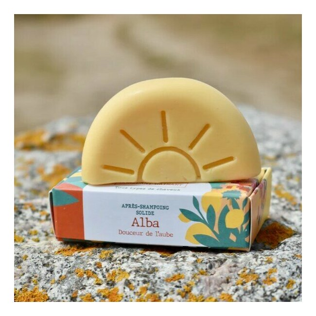 Alba - Après-shampoing solide naturel 
